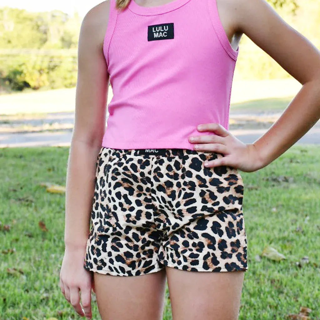 Girlie Girl Originals Girls' Leopard Print Shorts by Girlie Girl Originals - Little Miss Muffin Children & Home