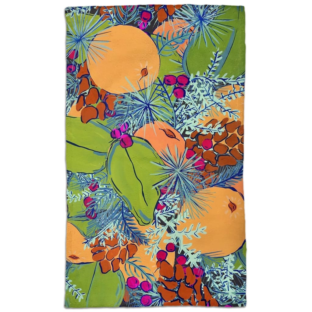Jessica Reynolds Art Citrus Floral Tea Towel - Little Miss Muffin Children & Home