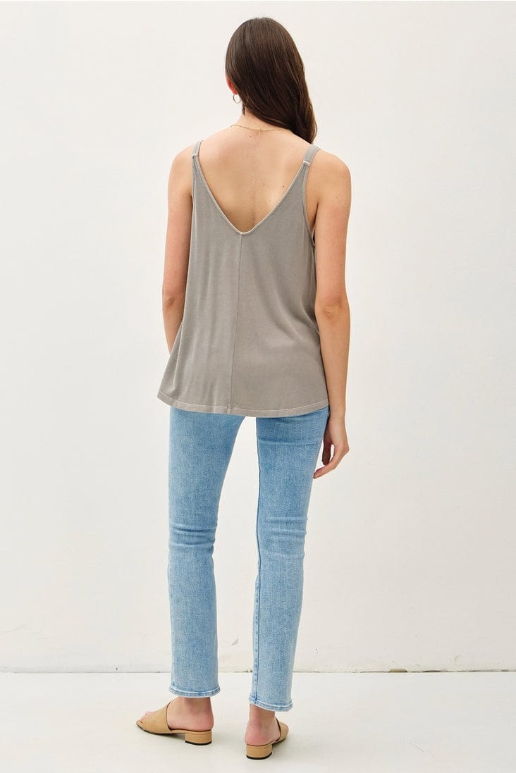 Be Cool Flowy V-Neck Knit Tank - Little Miss Muffin Children & Home