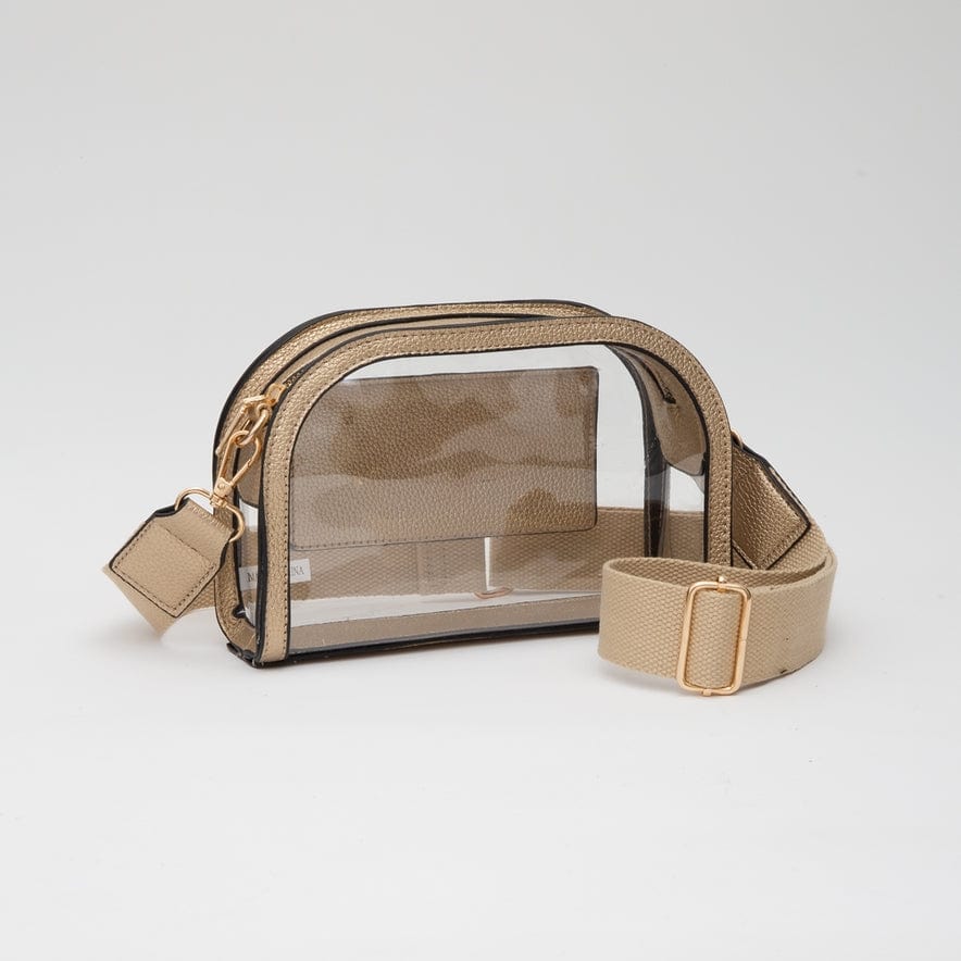 Queens Designs Game Day Stadium Clear Crossbody Bag - Little Miss Muffin Children & Home
