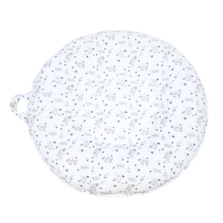 Goosewaddle + Pello Bailey 34" Diameter Round Floor Pillow Cushion - Little Miss Muffin Children & Home