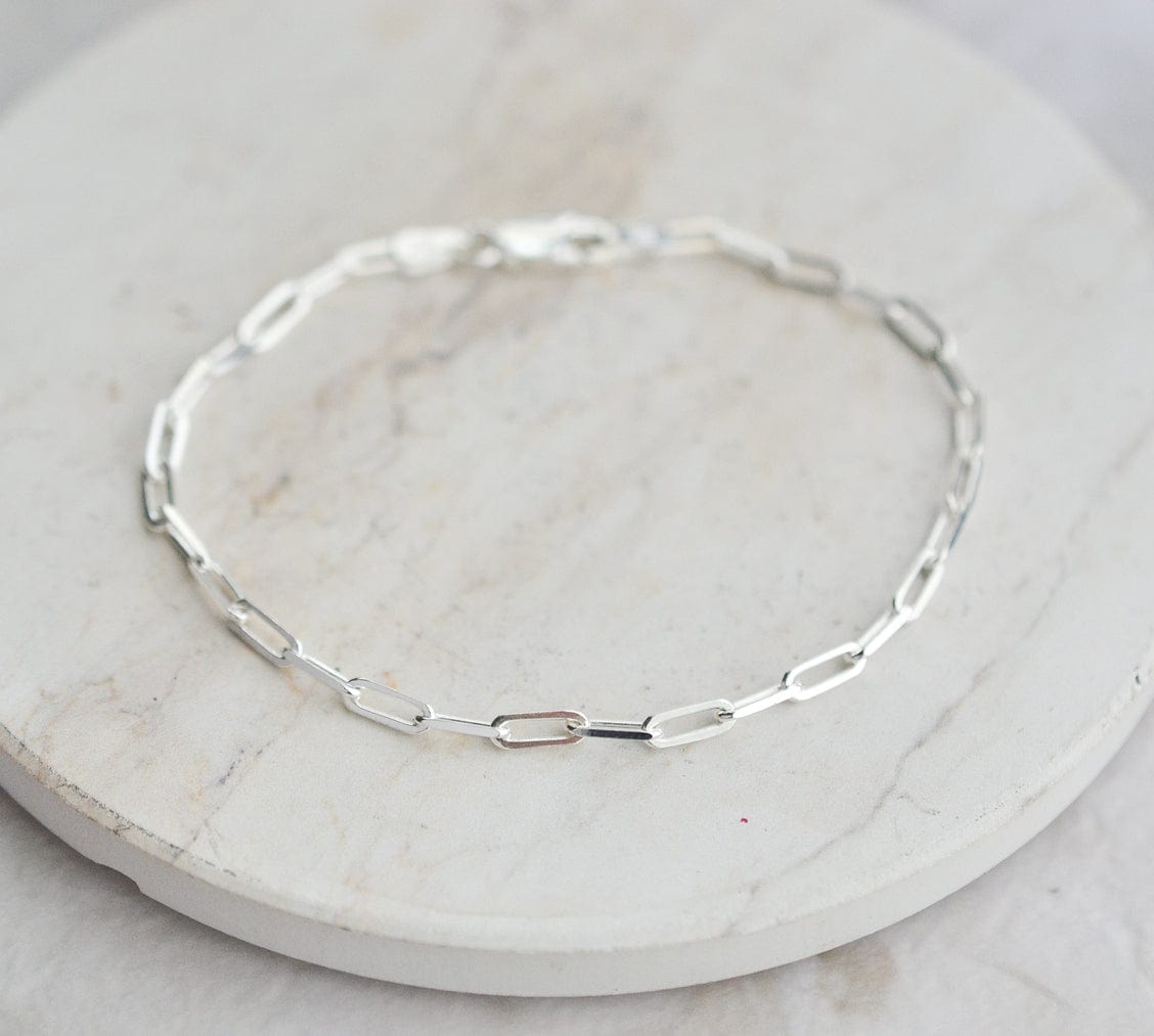 Sosie Designs Sosie Designs Sterling Silver Paper Clip Bracelet - Little Miss Muffin Children & Home