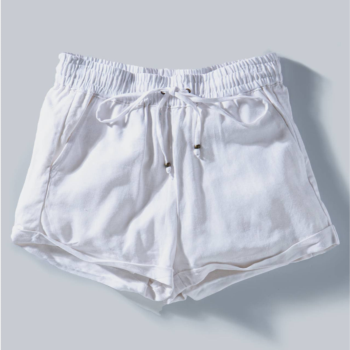 Urban Daizy Linen Blend Drawstring Shorts - Little Miss Muffin Children & Home