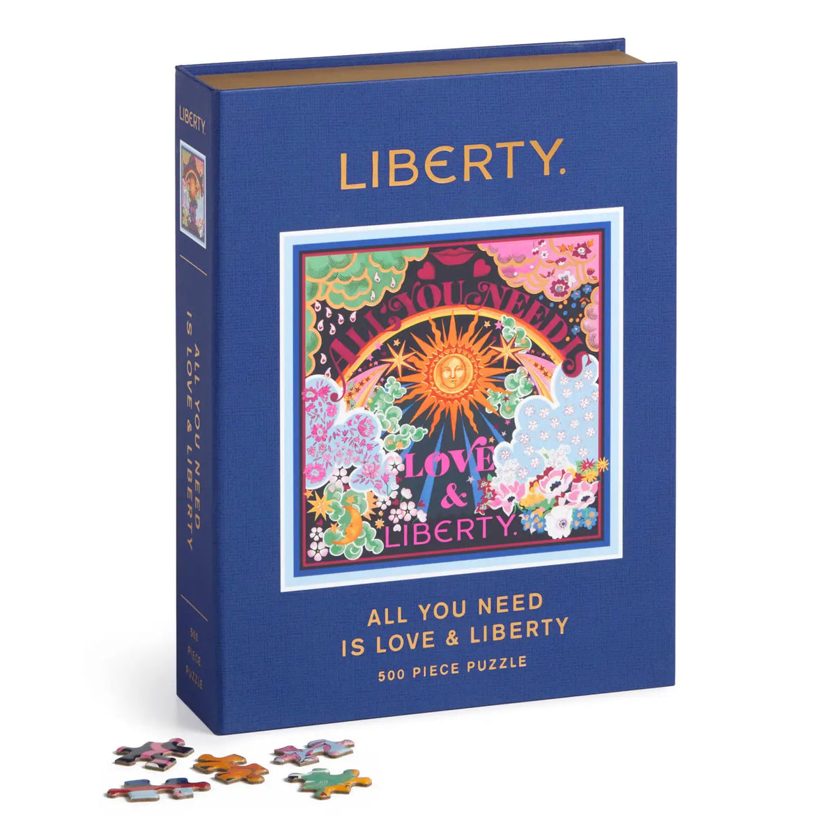 Chronicle Books Liberty All You Need is Love 500 Piece Book Puzzle - Little Miss Muffin Children & Home