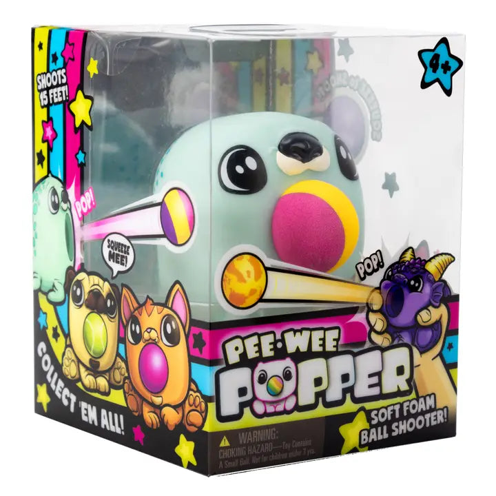 Hog Wild Toys Pee Wee Seal Popper Mini Foam Ball Shooter - Little Miss Muffin Children & Home