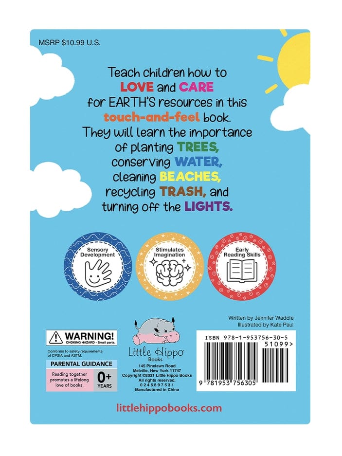 Little Hippo Books I Love Earth - Touch and Feel Board Book - Little Miss Muffin Children & Home