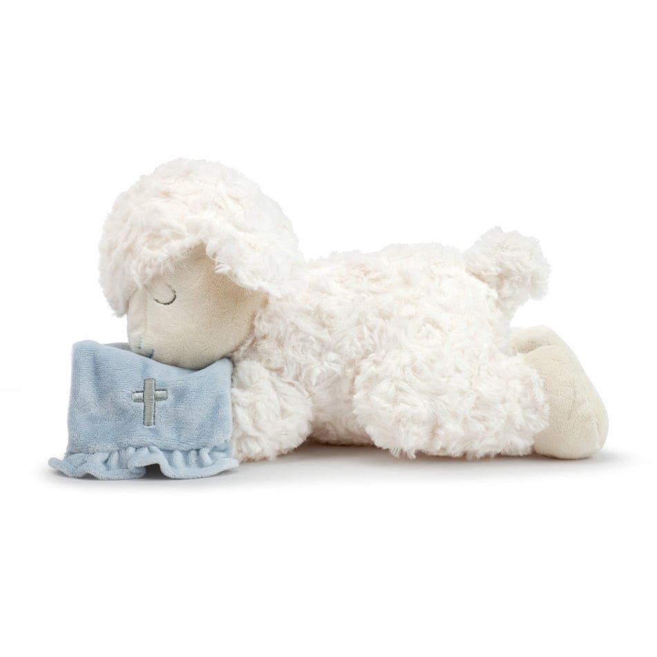 Demdaco Blue Goodnight Prayer Mechanical Lamb - Little Miss Muffin Children & Home