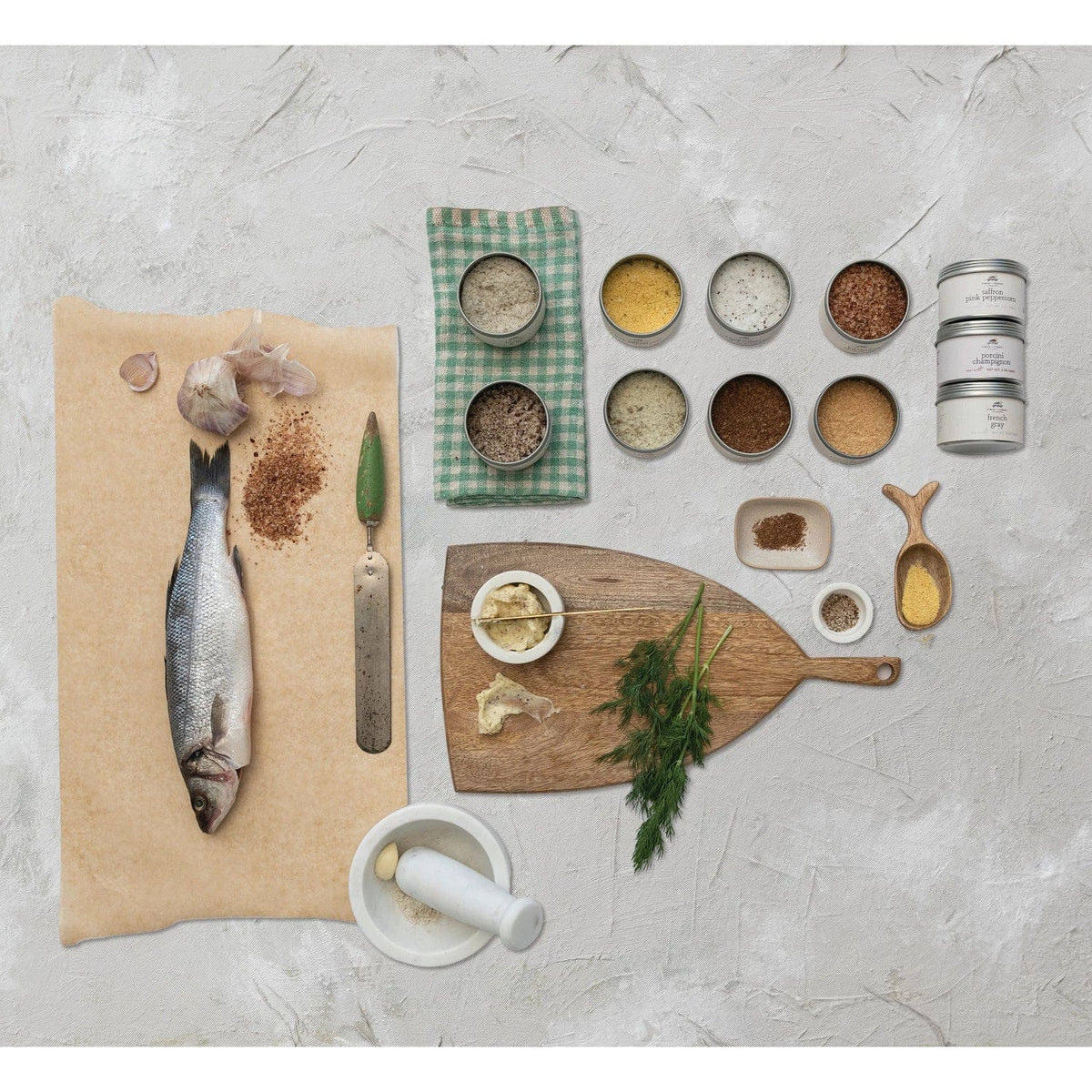 Creative Co-Op Creative Co-Op Porcini Champignon Sea Salt - Little Miss Muffin Children & Home