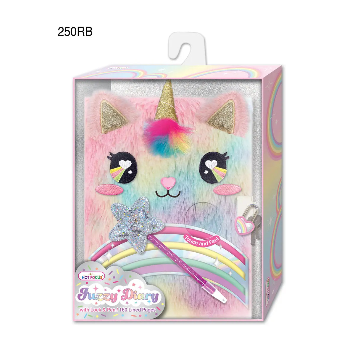 Hot Focus Rainbow Stylish Journal - Little Miss Muffin Children & Home