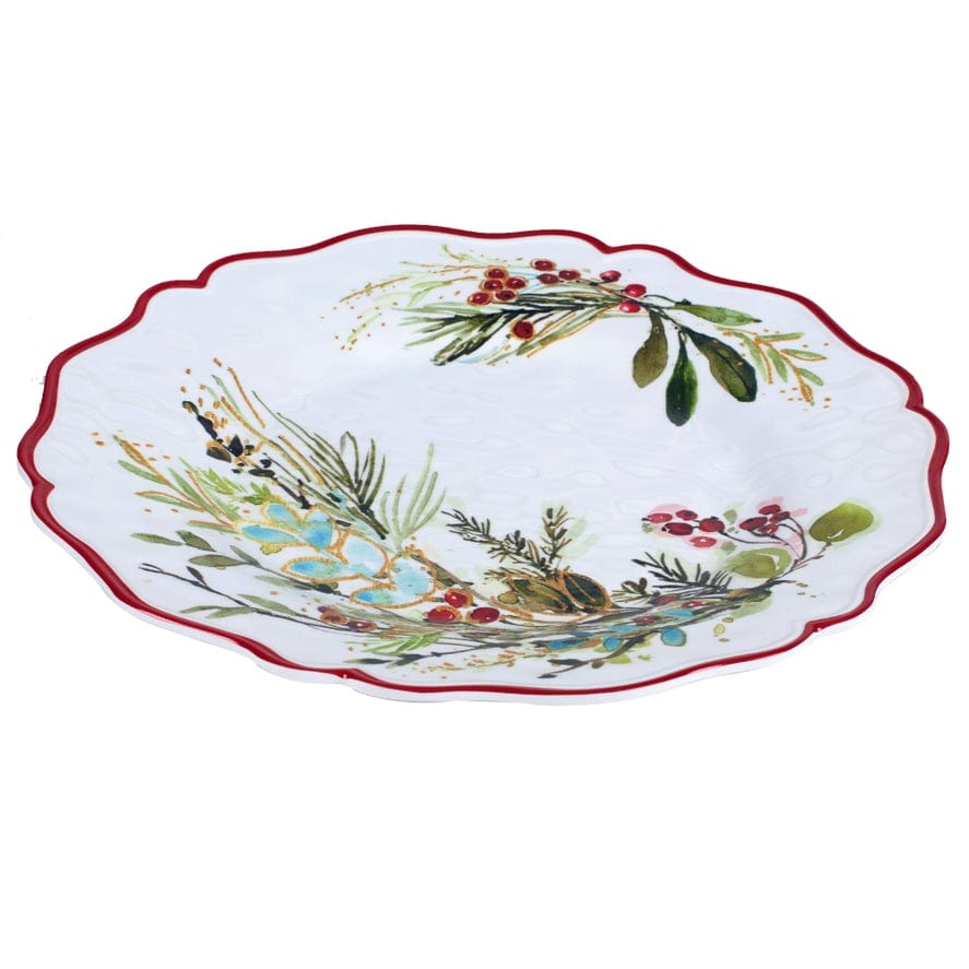 Certified International Certified International "Christmas Gatherings" Melamine 14" Round Platter - Little Miss Muffin Children & Home