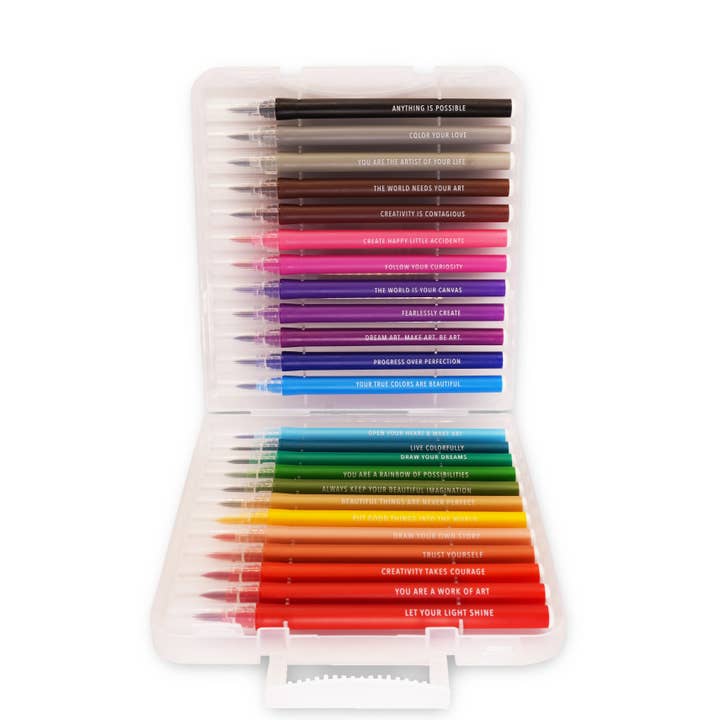 Sugarboo Sugarboo Watercolor Brush Pens 24 Count Set - Little Miss Muffin Children & Home