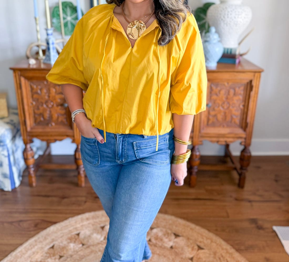 Adrienne Clothing Tatum Bubble Hem Top, 2 Available Colors - Little Miss Muffin Children & Home