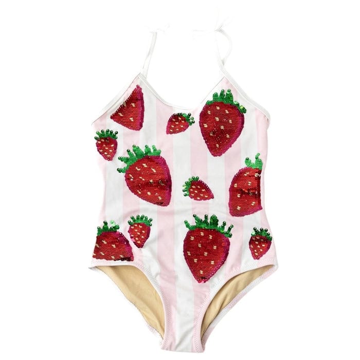 Summer Strawberry Sequins 1pc