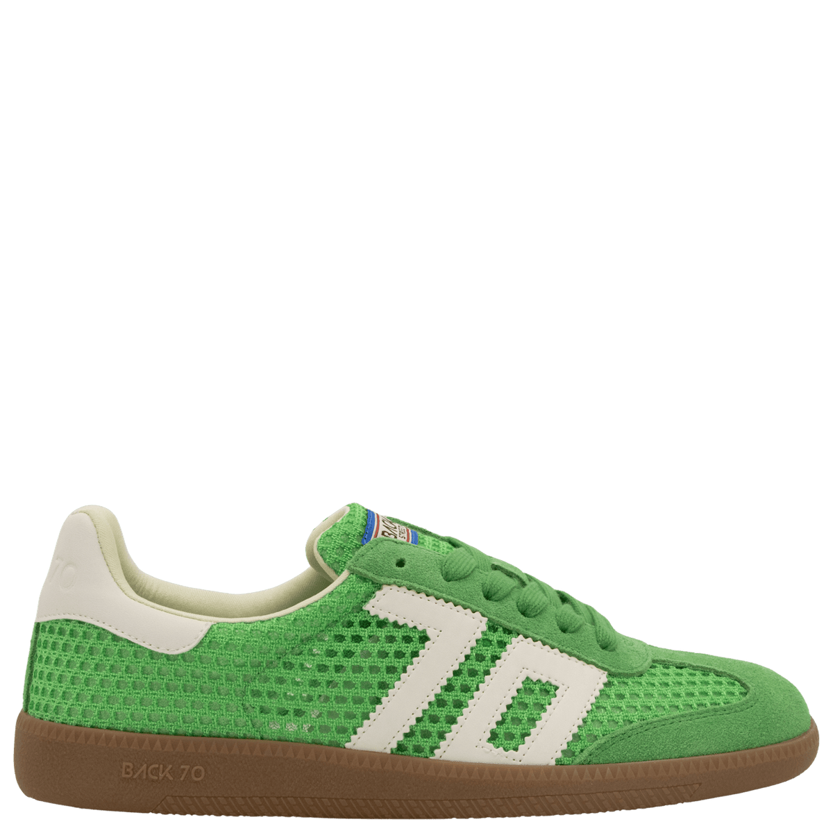 Back 70 Streetwear Ghost Sneakers in Green - Little Miss Muffin Children & Home