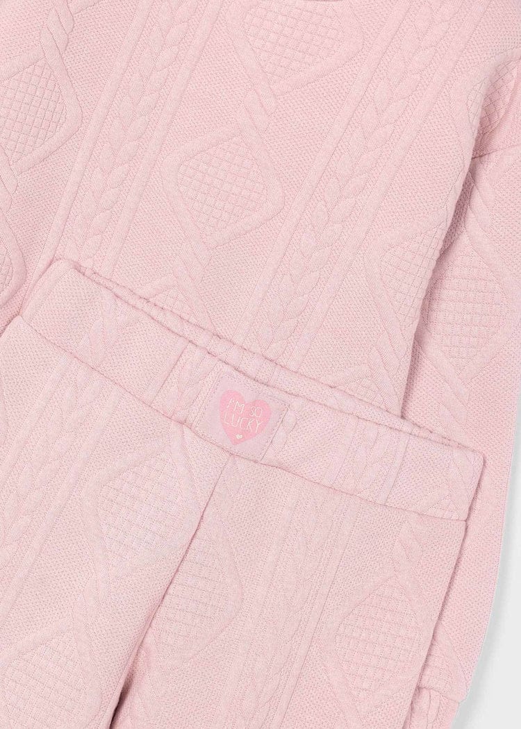Mayoral Usa Inc 2 Piece Knit Pant Suit in Nude - Little Miss Muffin Children & Home
