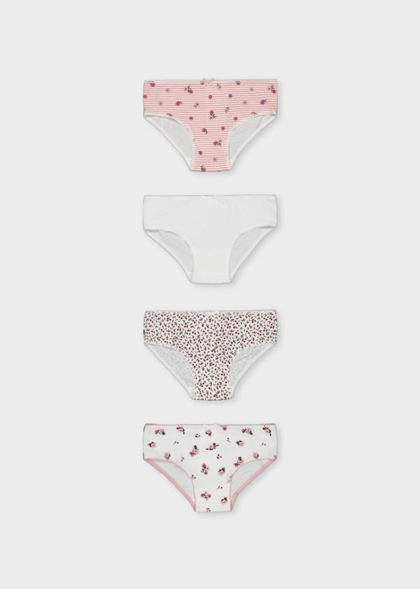 Mayoral Usa Inc Girl's 4-Pack Panties, 3 Colors Available - Little Miss Muffin Children & Home
