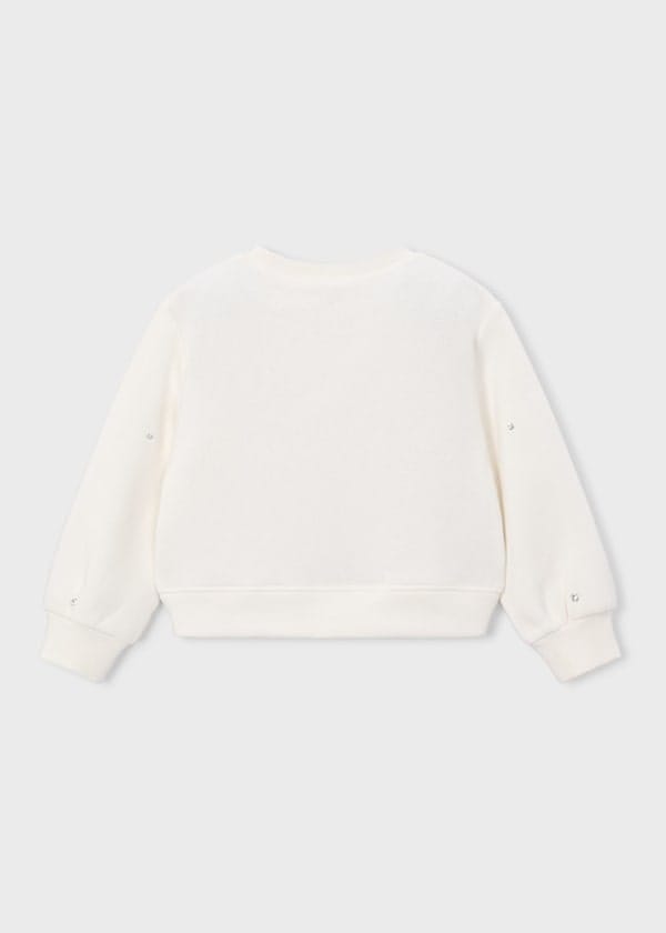 Rhinestone Studded Sweatshirt