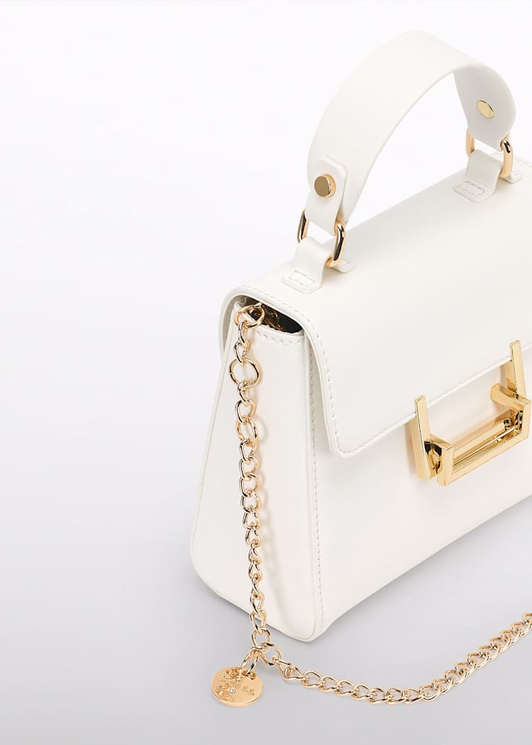Abel & Lula Cream Handbag with Gold Chain - Little Miss Muffin Children & Home
