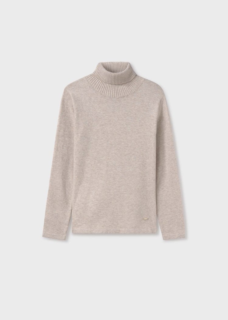 Mayoral Usa Inc Mayoral Turtleneck in Stone - Little Miss Muffin Children & Home