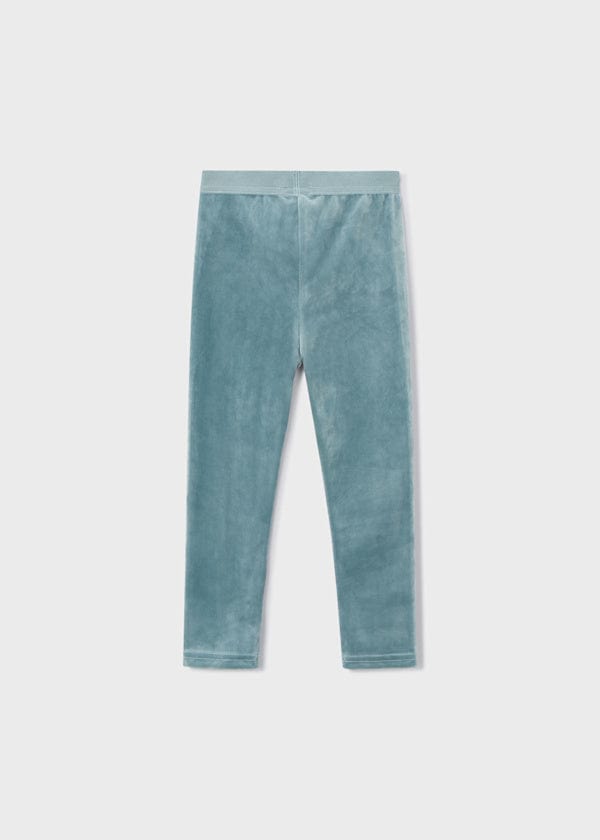 girls velvet leggings