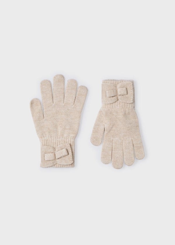 Mayoral Usa Inc Mayoral Knit Gloves in Sand - Little Miss Muffin Children & Home