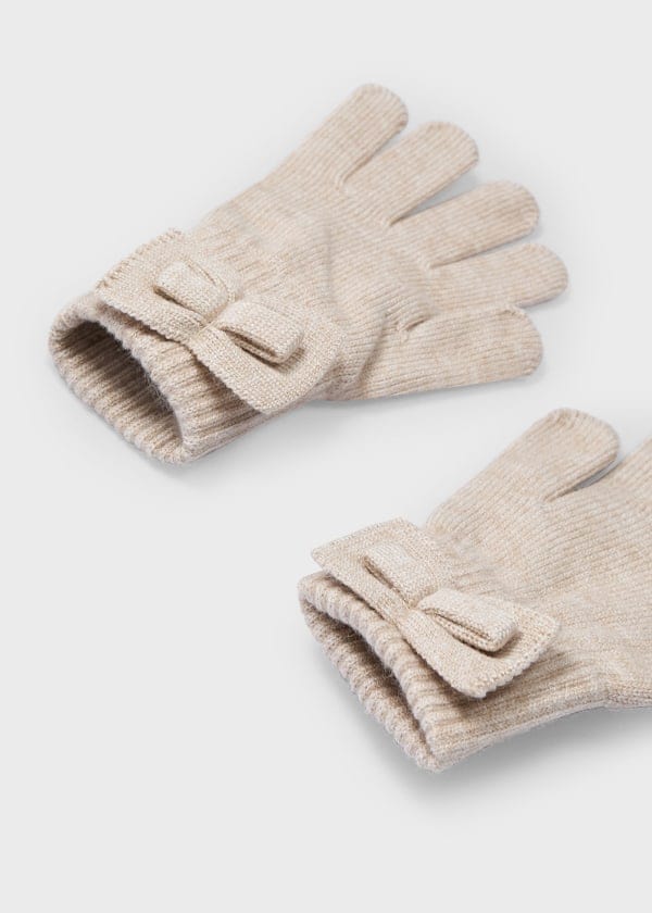 Mayoral Usa Inc Mayoral Knit Gloves in Sand - Little Miss Muffin Children & Home