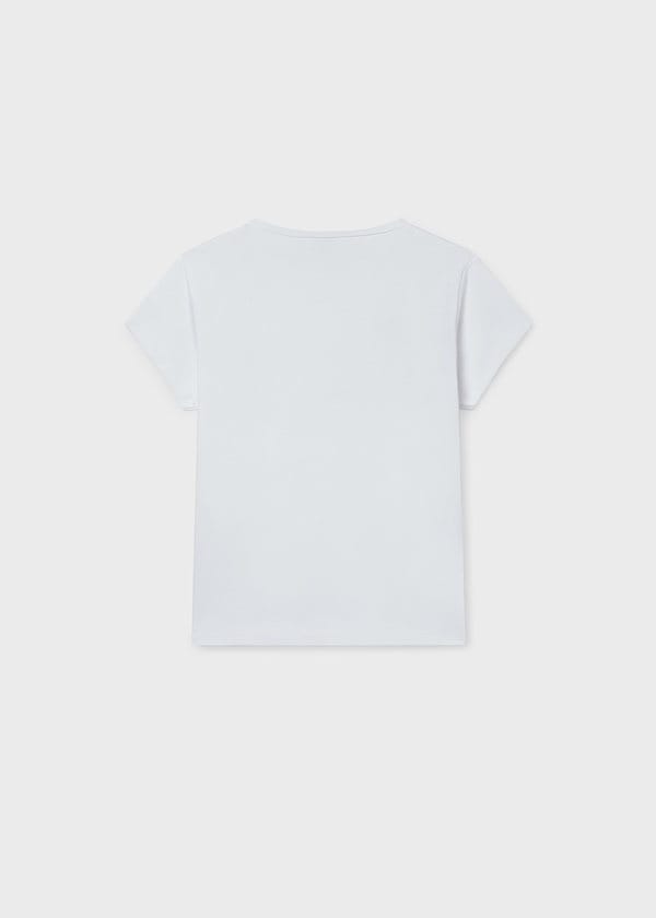 Short Sleeve Bow Studded T-Shirt