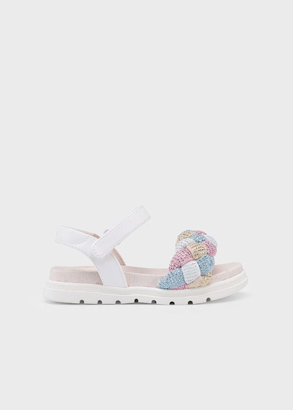 Mayoral Usa Inc Mayoral Braided Sparkle Sandals - Little Miss Muffin Children & Home