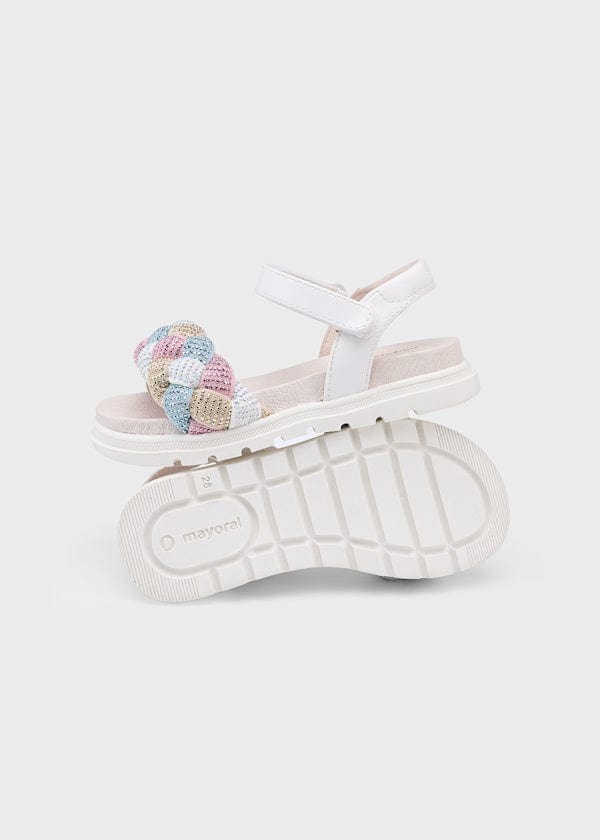 Mayoral Usa Inc Mayoral Braided Sparkle Sandals - Little Miss Muffin Children & Home