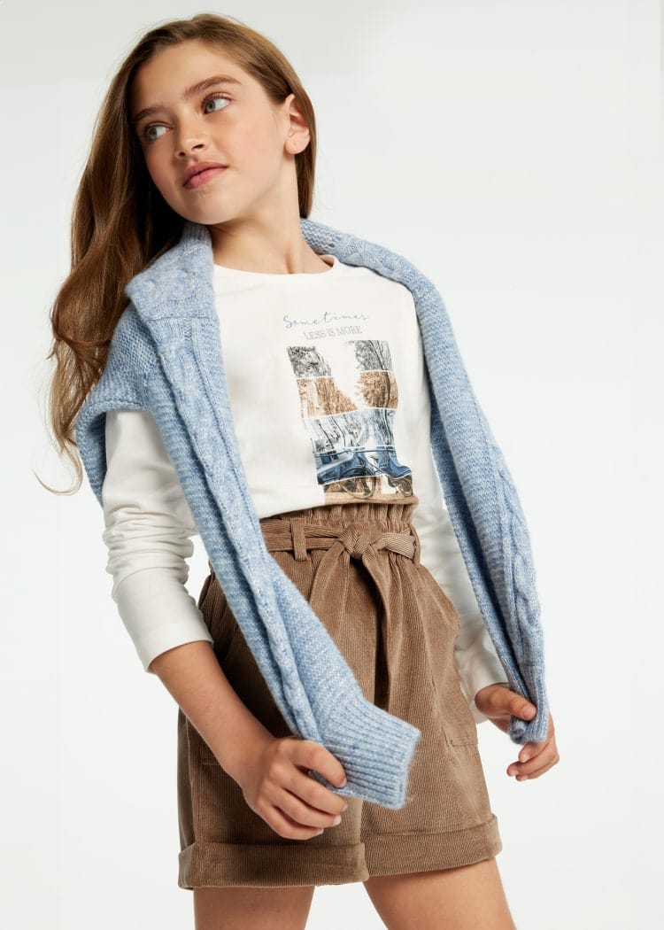 Mayoral Usa Inc Mayoral Belted Corduroy Shorts - Little Miss Muffin Children & Home