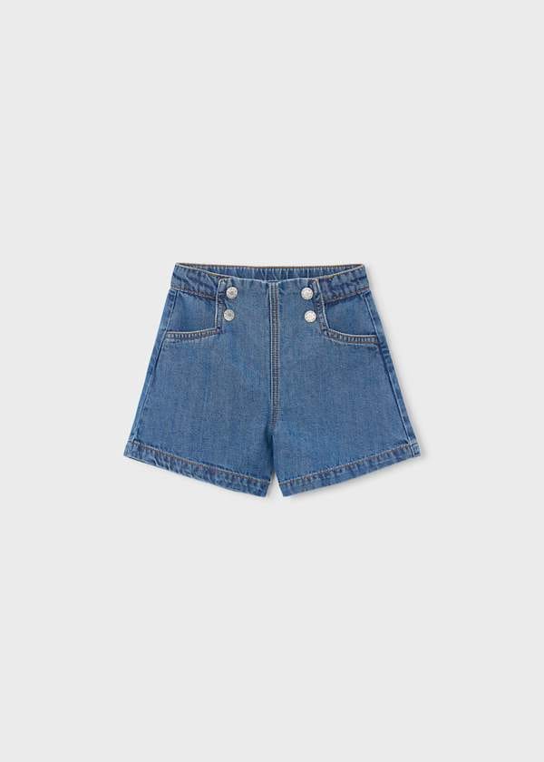 Mayoral Usa Inc Denim Shorts in Dark Denim - Little Miss Muffin Children & Home