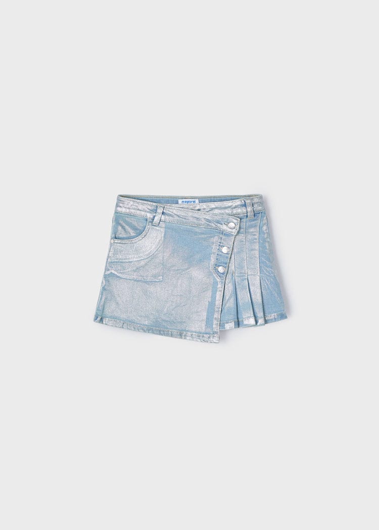 Mayoral Usa Inc Mayoral Pleated Denim Wrap Skirt - Little Miss Muffin Children & Home