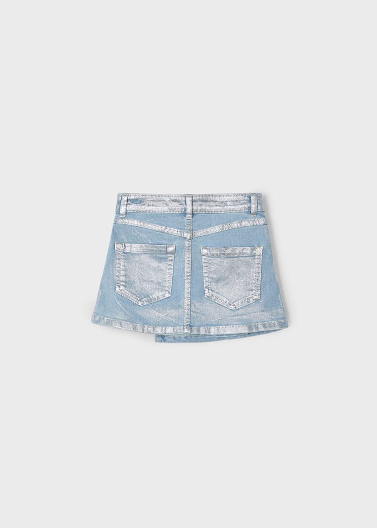 Mayoral Usa Inc Mayoral Pleated Denim Wrap Skirt - Little Miss Muffin Children & Home