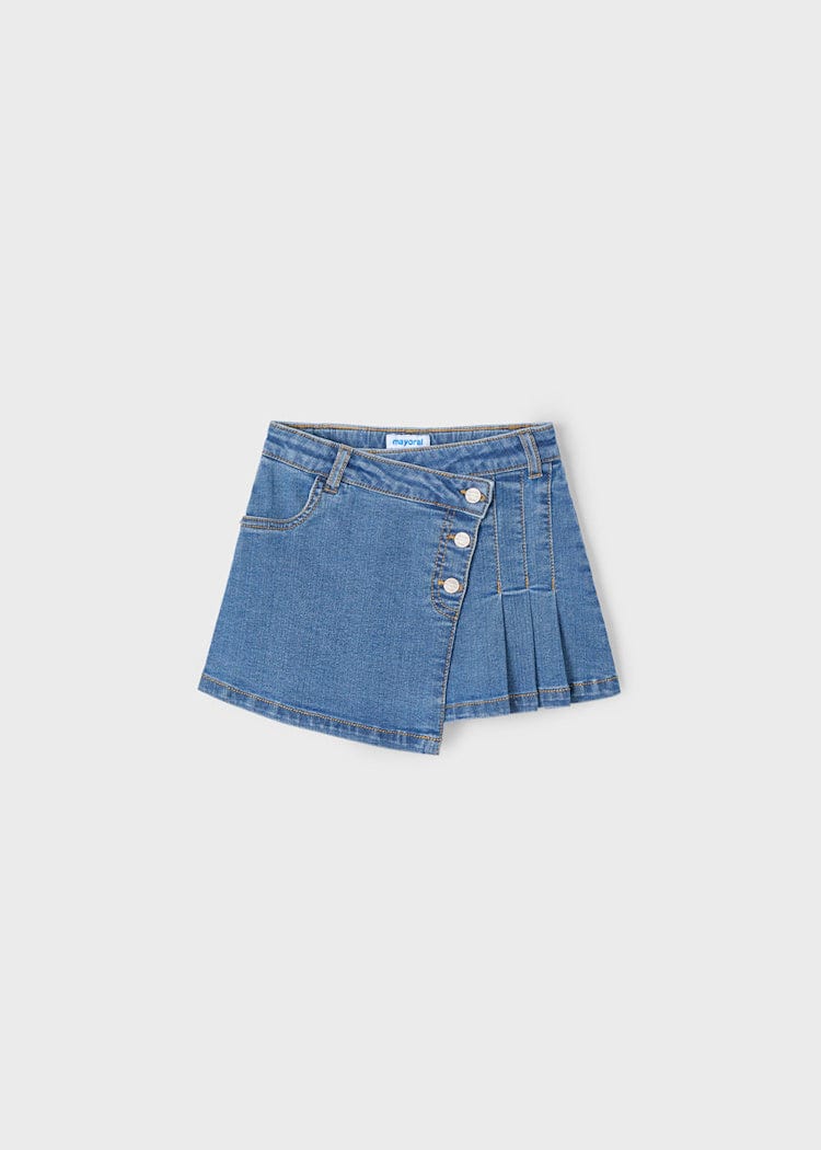 Mayoral Usa Inc Mayoral Pleated Denim Wrap Skirt - Little Miss Muffin Children & Home