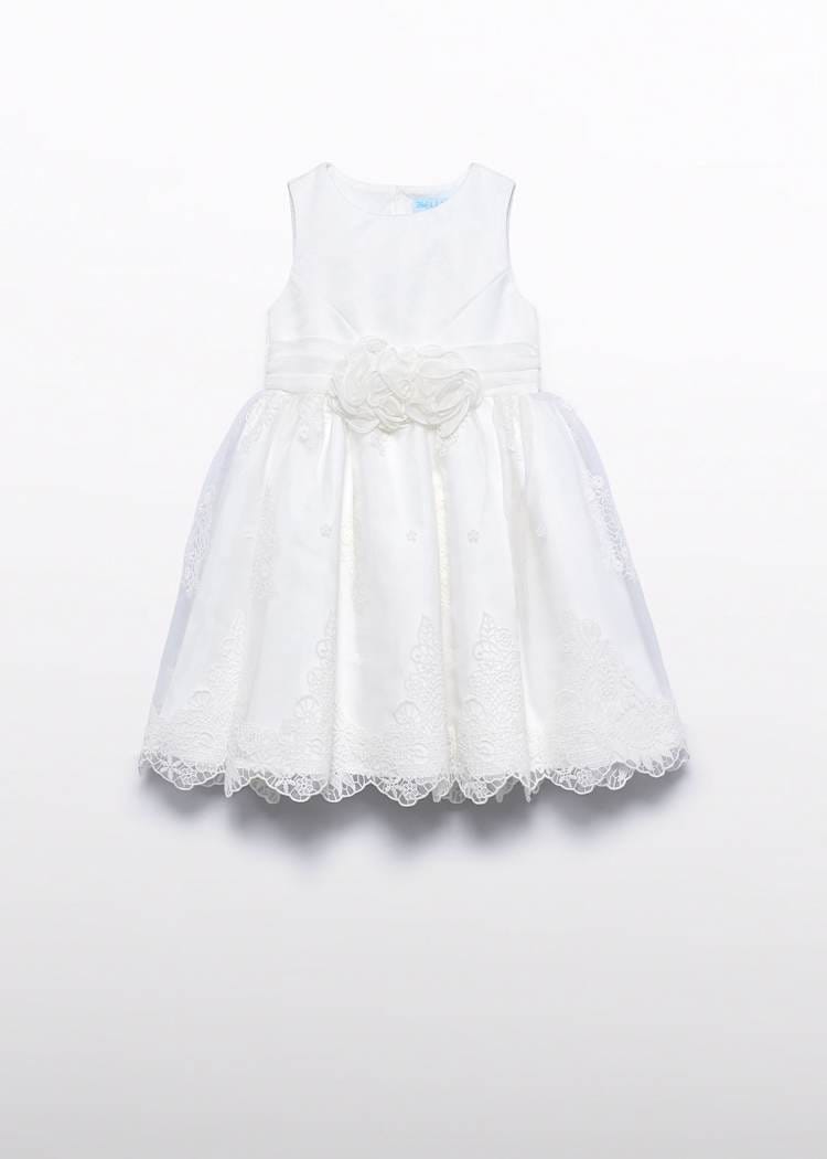 Abel & Lula Embroidered Organza Dress - Little Miss Muffin Children & Home
