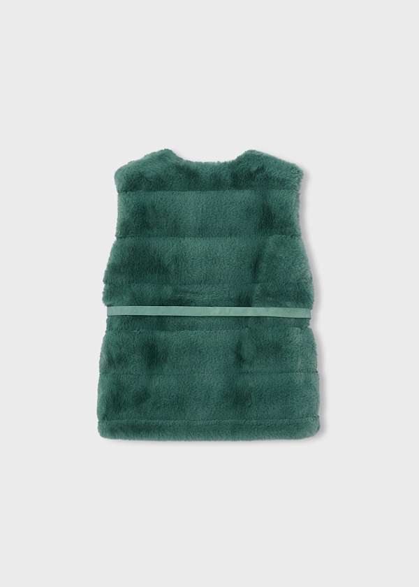 Mayoral Usa Inc Faux Fur Belted Vest, 2 Colors Available - Little Miss Muffin Children & Home