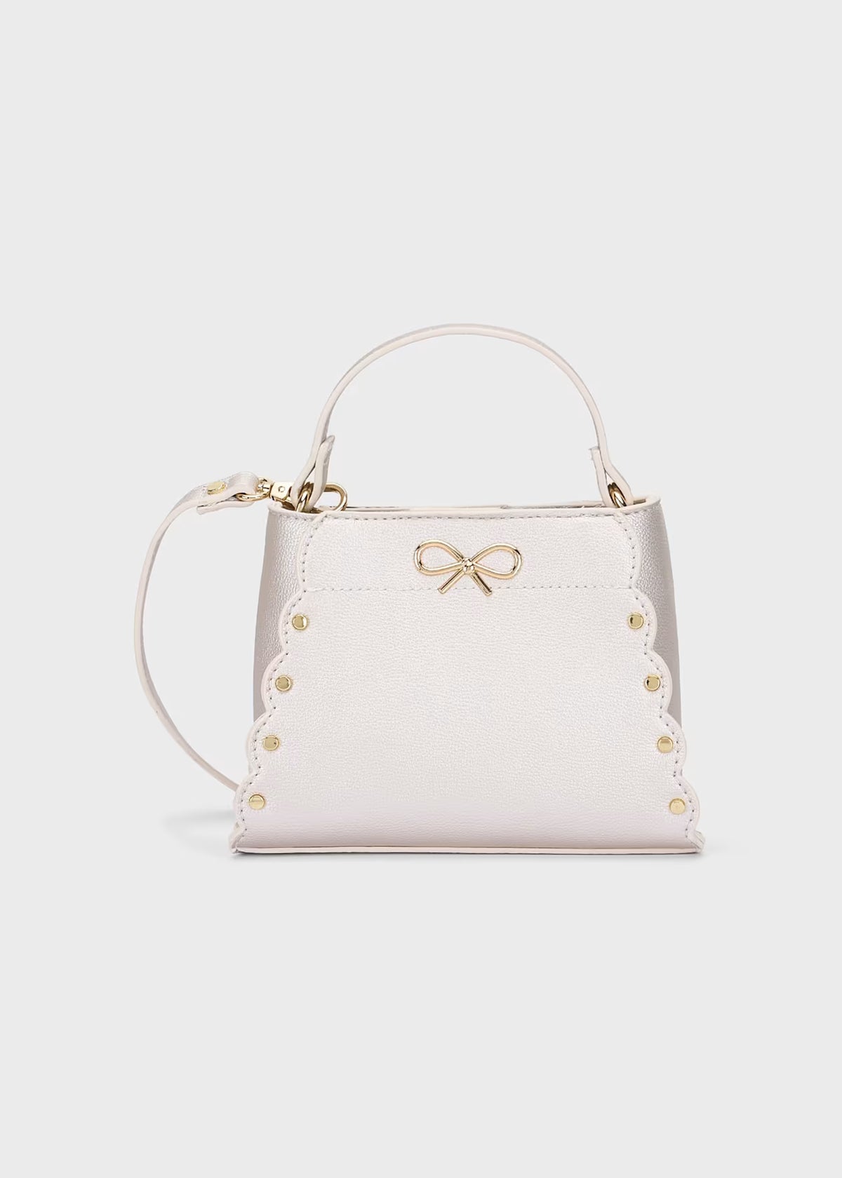 Mayoral Usa Inc Faux Leather Studded Bow Handbag - Little Miss Muffin Children & Home