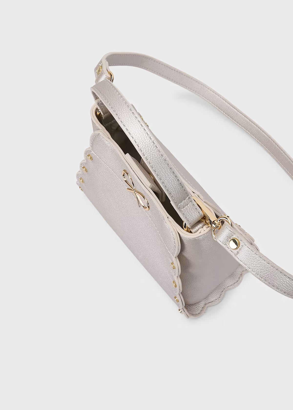 Mayoral Usa Inc Faux Leather Studded Bow Handbag - Little Miss Muffin Children & Home