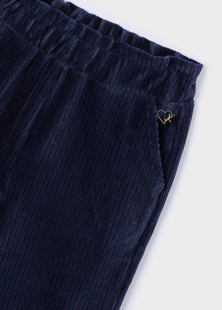 Mayoral Usa Inc Mayoral Corduroy Flared Pants in Navy - Little Miss Muffin Children & Home