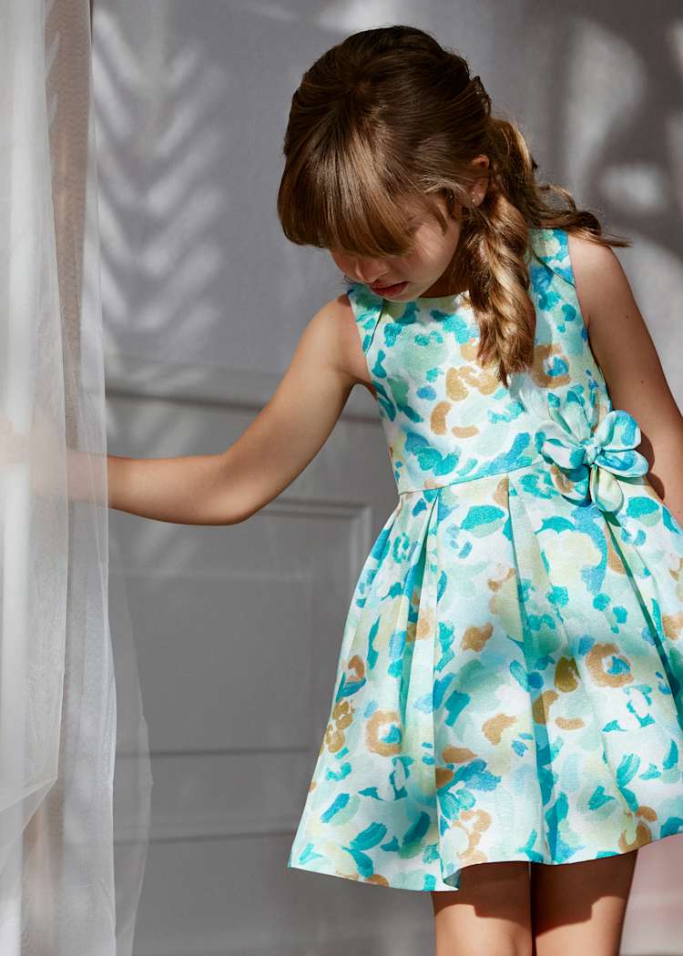 Abel & Lula Floral Print Dress - Little Miss Muffin Children & Home