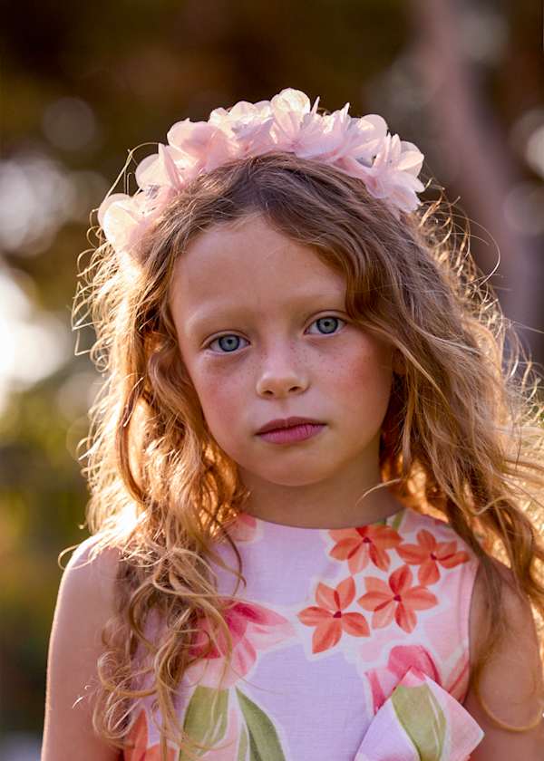 Mayoral Usa Inc Tulle Floral Headband in Blossom - Little Miss Muffin Children & Home