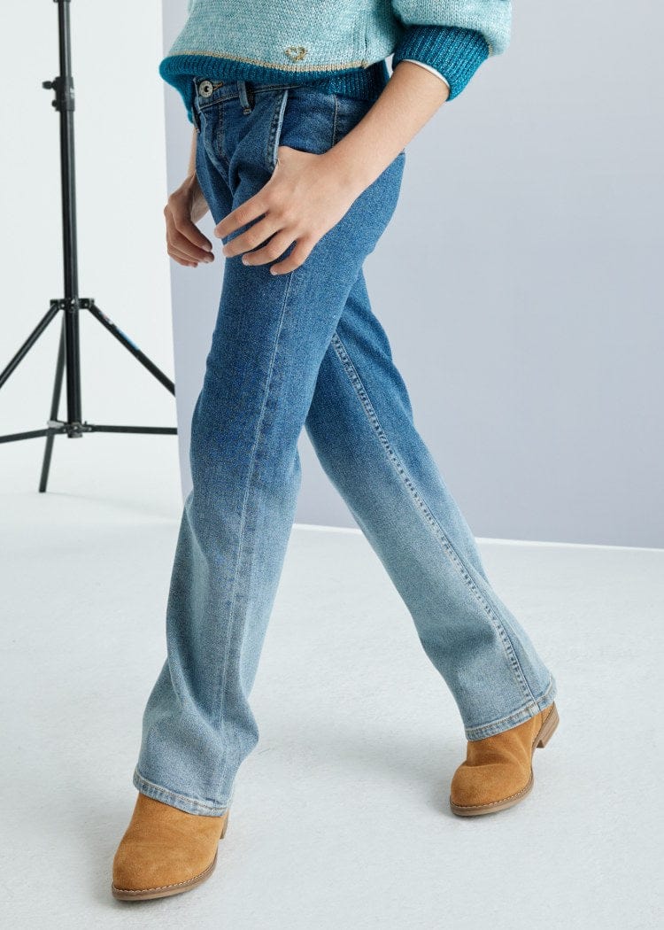 Mayoral Usa Inc Mayoral Ombre Wide Leg Jeans - Little Miss Muffin Children & Home