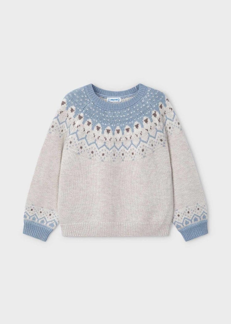 Mayoral Usa Inc Mayoral Jacquard Sweater - Little Miss Muffin Children & Home