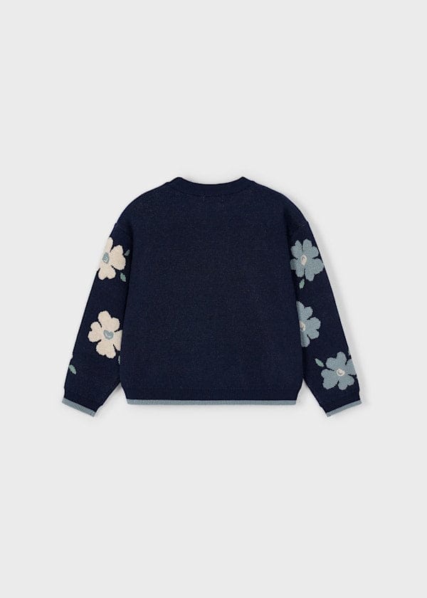 Mayoral Usa Inc Jacquard Floral Sweater - Little Miss Muffin Children & Home