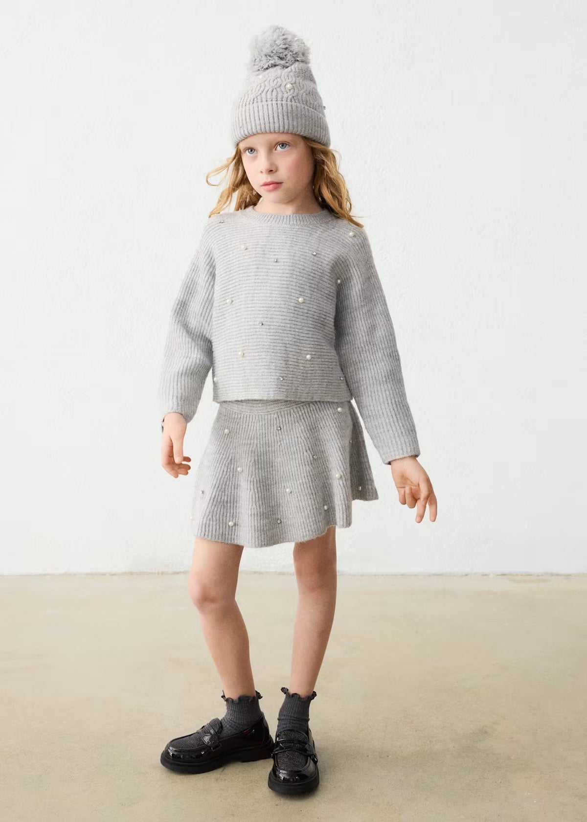 Mayoral Usa Inc Knit Sweater with Pearls - Little Miss Muffin Children & Home