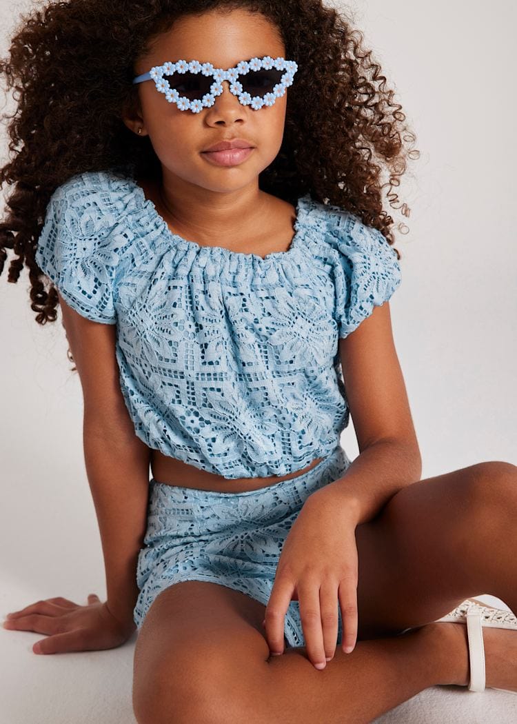 Mayoral Usa Inc Mayoral Lace Top - Little Miss Muffin Children & Home
