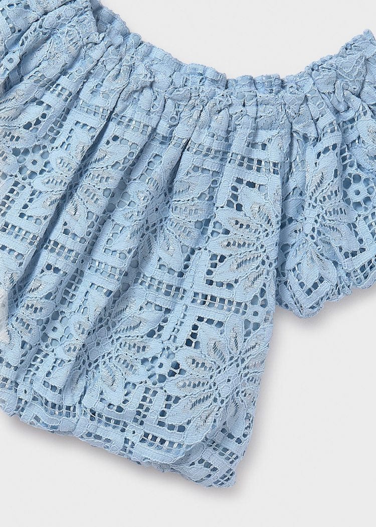 Mayoral Usa Inc Mayoral Lace Top - Little Miss Muffin Children & Home