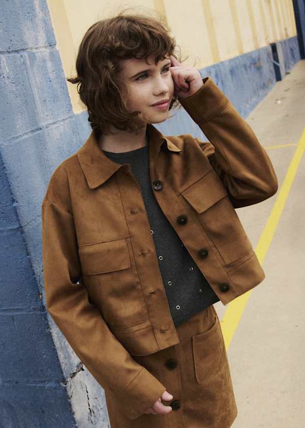 Mayoral Usa Inc Lightweight Faux Suede Jacket - Little Miss Muffin Children & Home