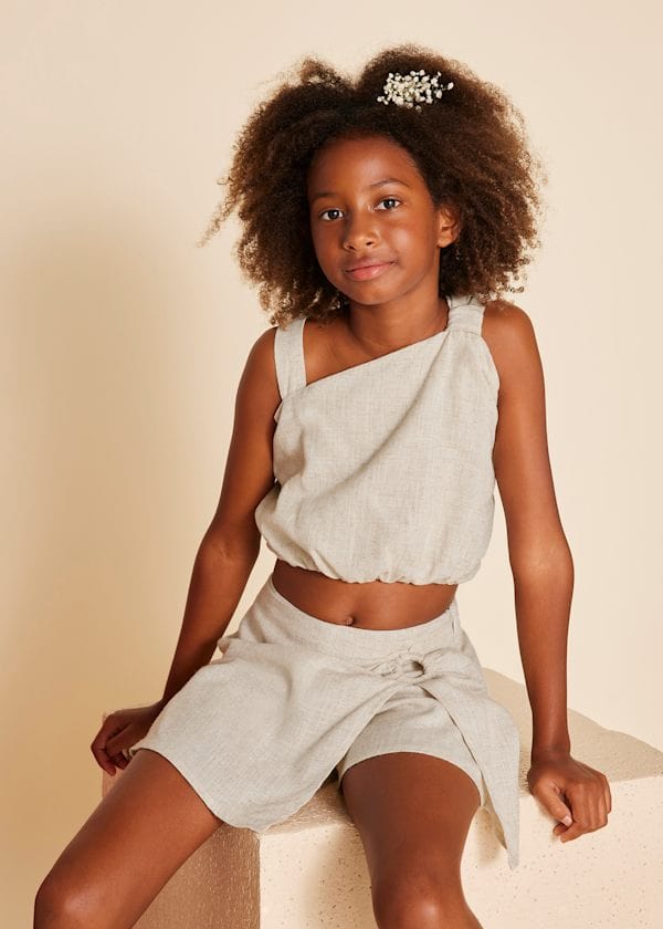 Mayoral Usa Inc Mayoral Linen Skort - Little Miss Muffin Children & Home