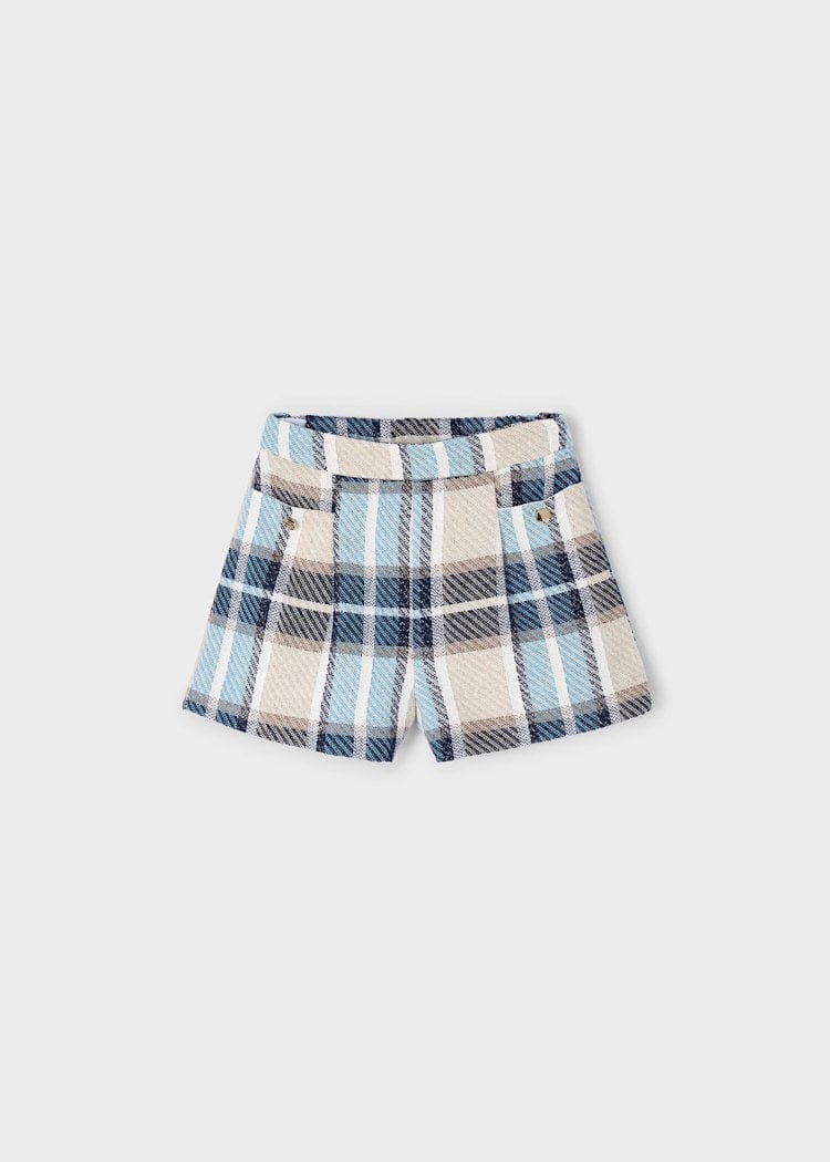 Mayoral Usa Inc Dressy Plaid Shorts in Navy - Little Miss Muffin Children & Home